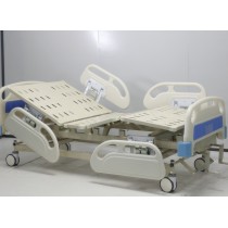 Luxury Two Manual Crank  Care Bed With PP Side Rail