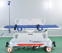 ABS Emergency Hydraulic Stretcher Trolley With 5"Central Brake