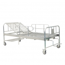 Pop sell Stainless Steel Two Manual Crank Care Bed