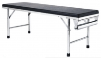 Stainless Steel Flat  Examination Table With Examination Paper Roll