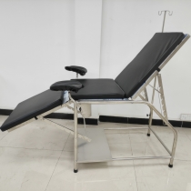 Stainless Steel Gynecology Examination Table With Backrest&footrest Adjustable