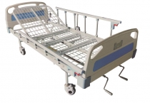 Two Manual Crank Care Bed With Net Bed Board