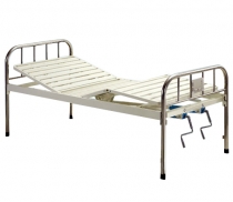 Two Manual Crank Care Bed (Stainless Steel heard&foot board) 
