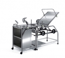 Stainless Steel Gynecology Examination Delivery Table With Cabinet 