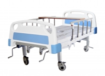 Three Manual Crank Home care  Bed with commode&title