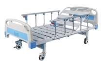 Single Manual Crank Care Bed With Simple Bed  Board 
